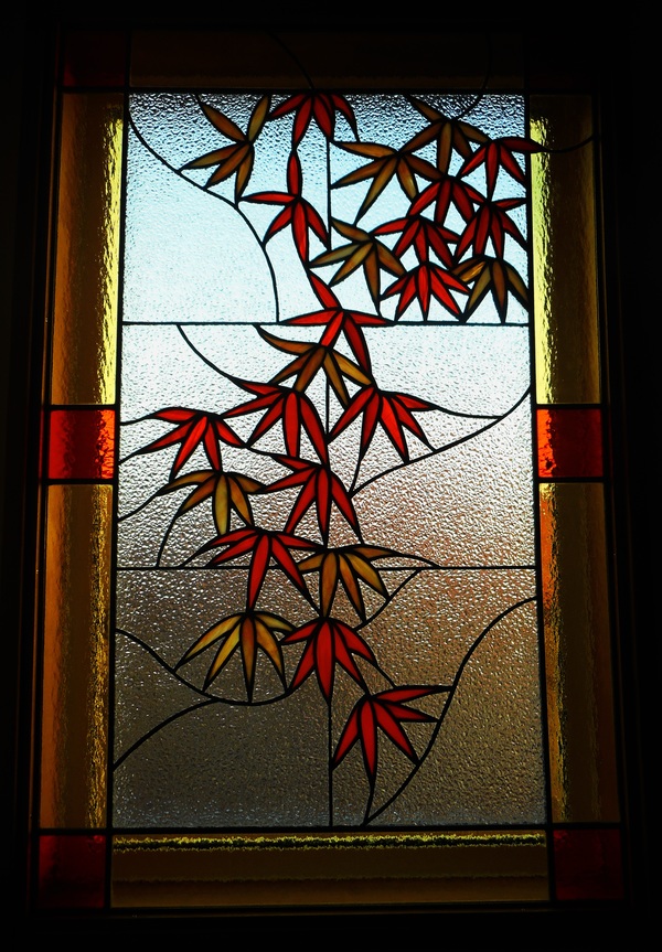 ステンドグラス秋 | エッチングガラス アートガラス 葉山のガラス工房